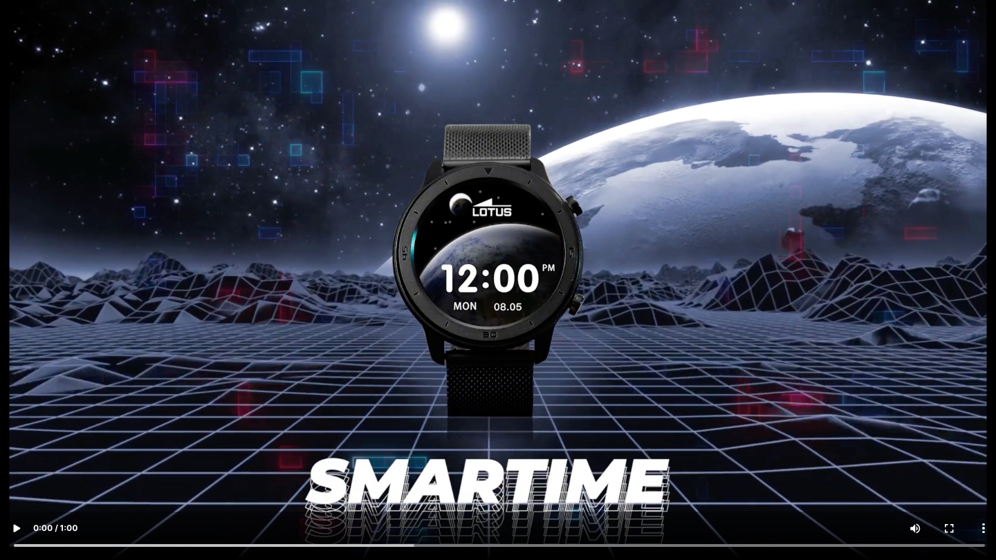 Lotus Smartwatch Smartime 50024/1 Rojo Caucho GPS Hombre